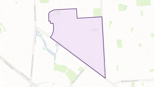 Woodville North Area Boundary Map
