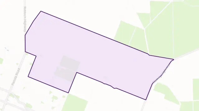 Worrolong Area Boundary Map