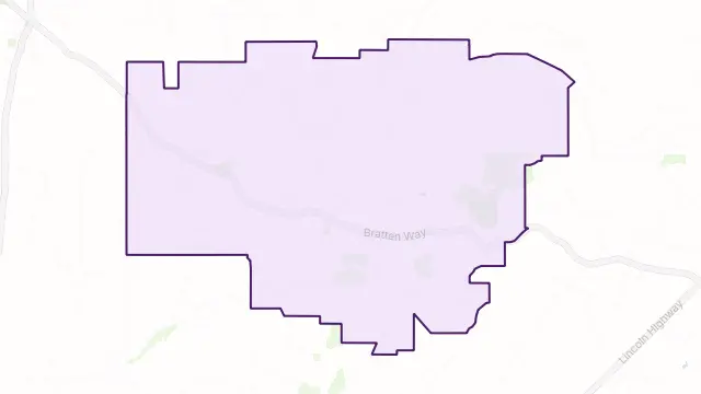 Yallunda Flat Area Boundary Map