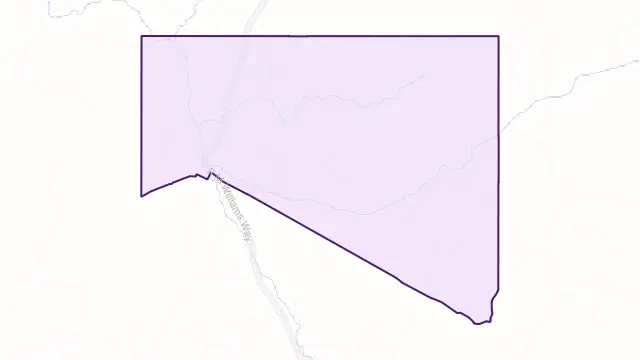 Yanyarrie Area Boundary Map