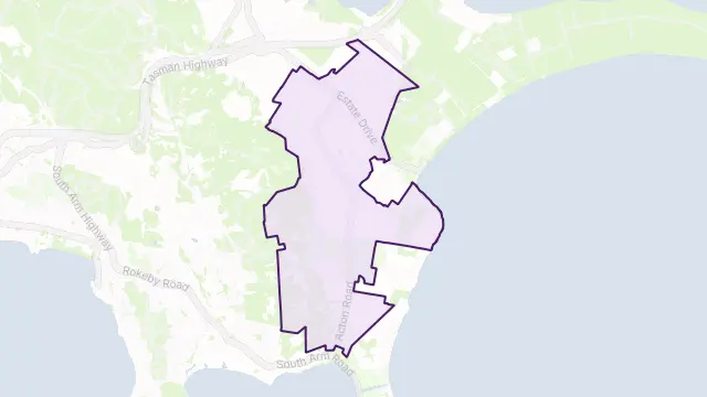 Acton Park Area Boundary Map