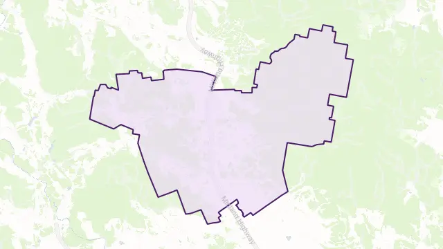 Bagdad Area Boundary Map