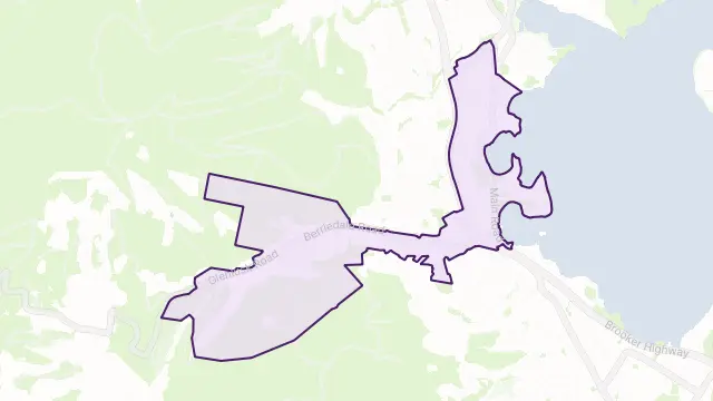 Berriedale Area Boundary Map