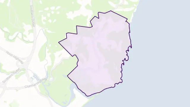 Bonnet Hill Area Boundary Map