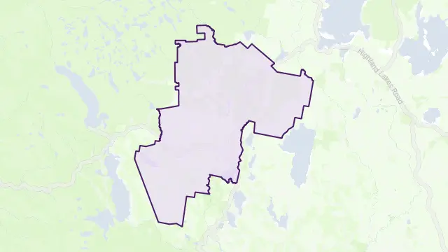 Bronte Park Area Boundary Map