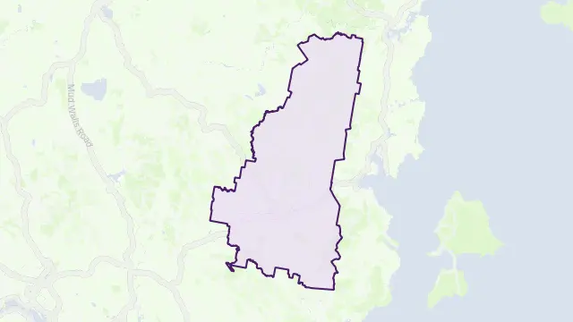 Buckland Area Boundary Map