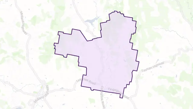 Campania Area Boundary Map