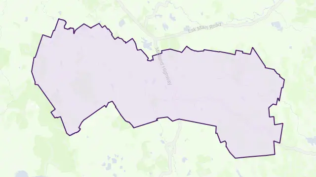 Campbell Town Area Boundary Map