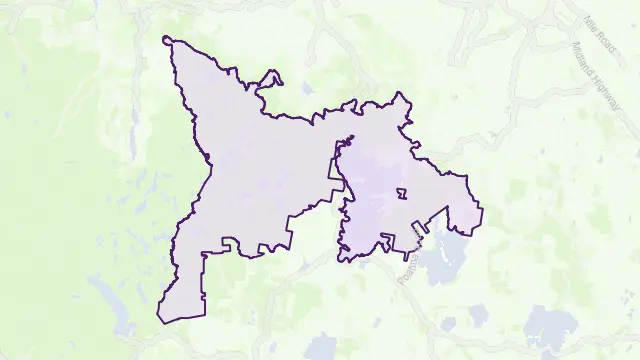 Central Plateau Area Boundary Map