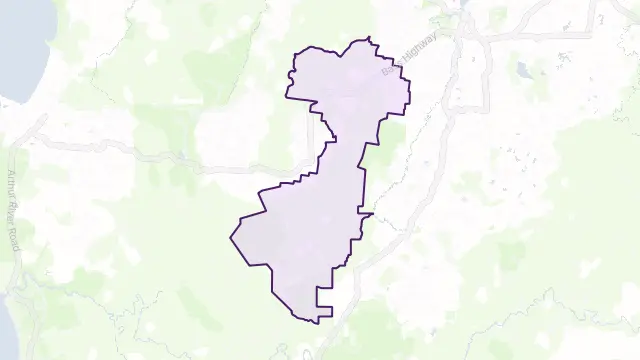 Christmas Hills Area Boundary Map