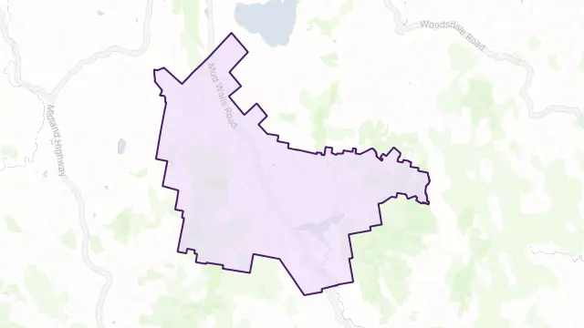 Colebrook Area Boundary Map