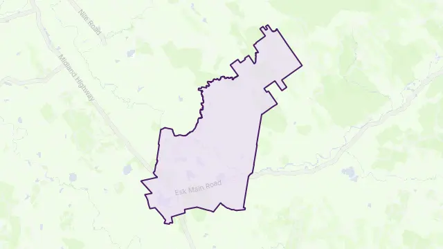 Conara Area Boundary Map