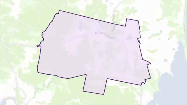 Copping Area Boundary Map