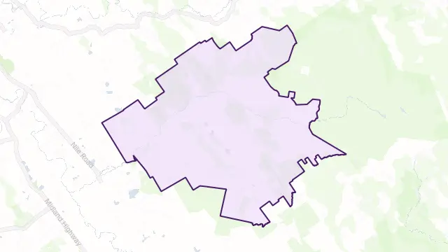 Deddington Area Boundary Map