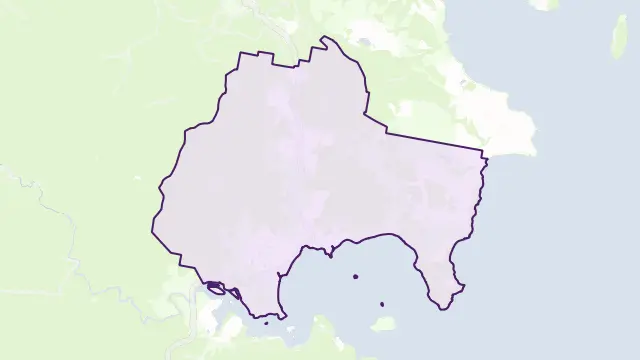 Dover Area Boundary Map
