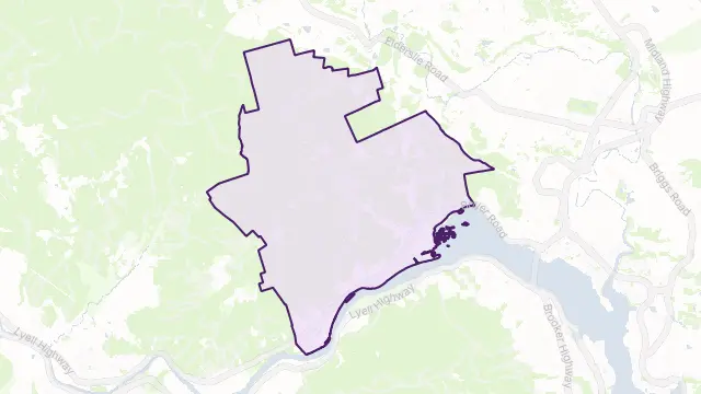 Dromedary Area Boundary Map