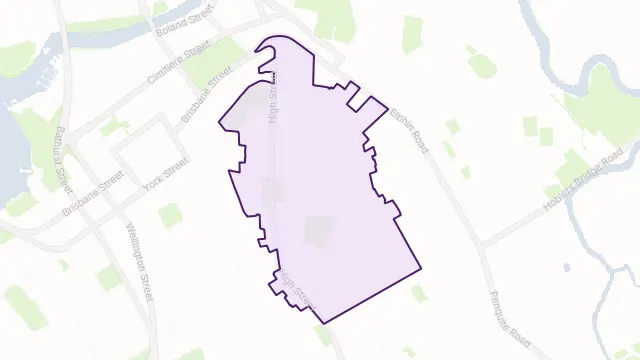 East Launceston Area Boundary Map