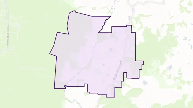 Edith Creek Area Boundary Map