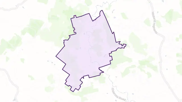 Elderslie Area Boundary Map