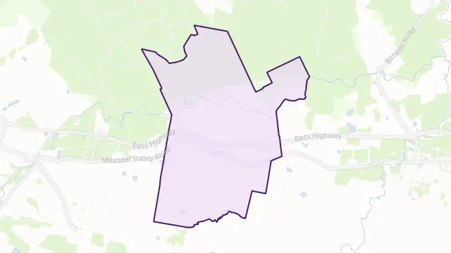 Exton Area Boundary Map