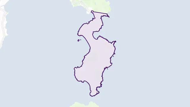 Freycinet Area Boundary Map