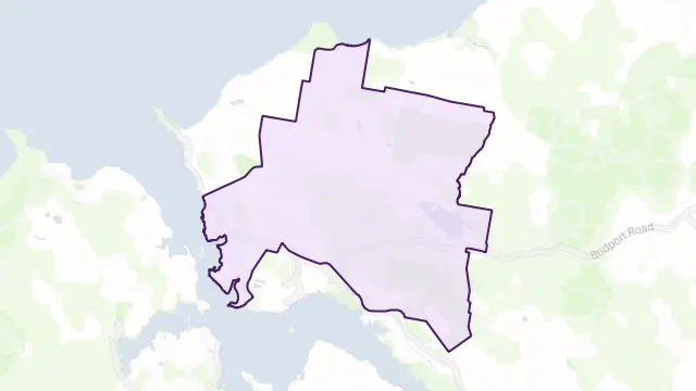 George Town Area Boundary Map
