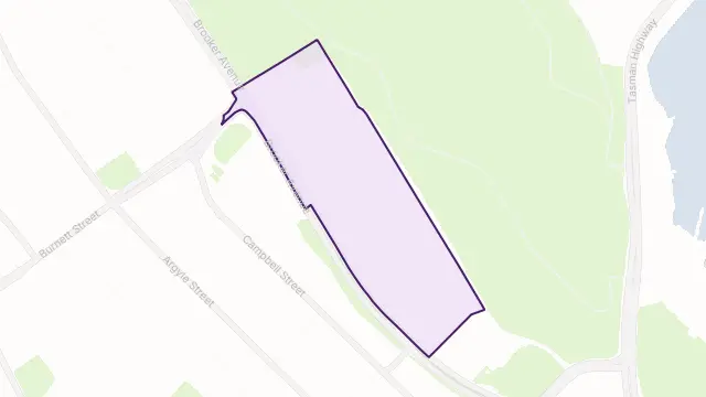 Glebe Area Boundary Map