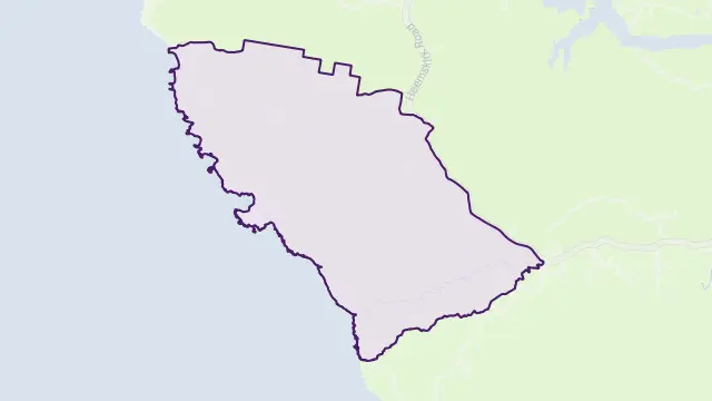 Granville Harbour Area Boundary Map