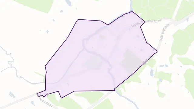 Hadspen Area Boundary Map