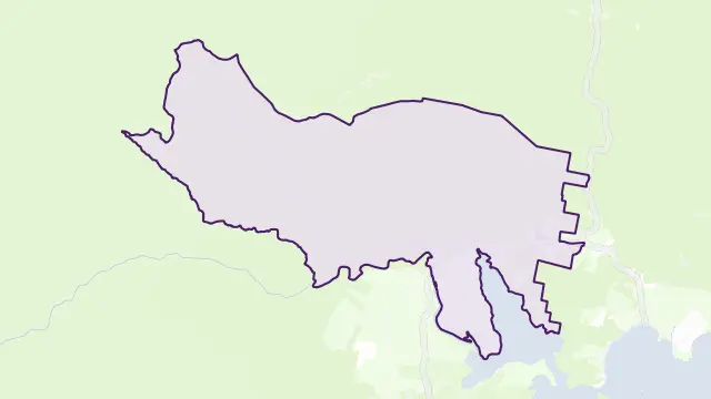 Hastings Area Boundary Map
