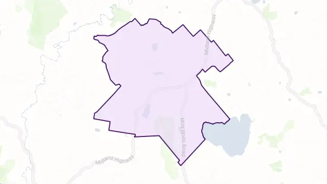 Jericho Area Boundary Map