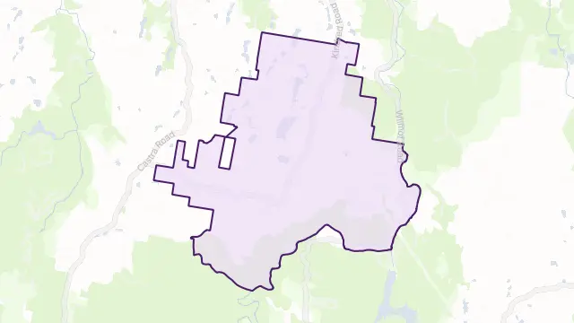 Kindred Area Boundary Map