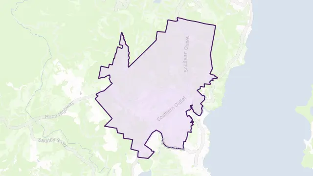 Kingston Area Boundary Map