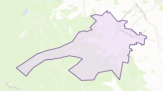 Lenah Valley Area Boundary Map
