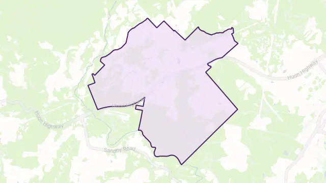 Leslie Vale Area Boundary Map