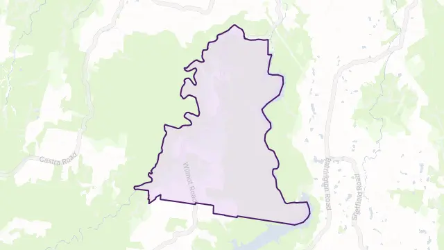 Lower Wilmot Area Boundary Map