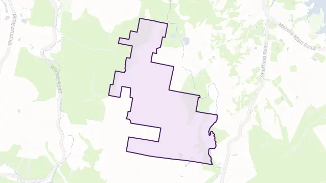 Melrose Area Boundary Map