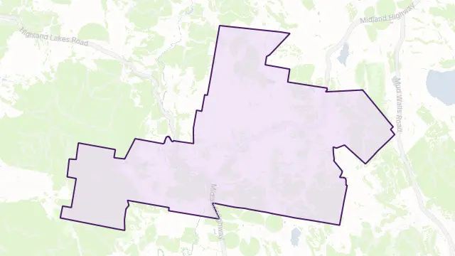 Melton Mowbray Area Boundary Map