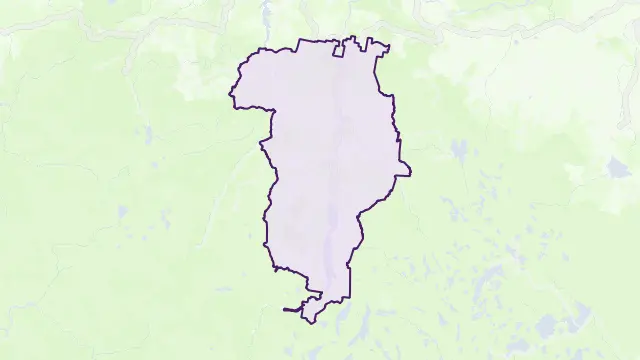 Mersey Forest Area Boundary Map