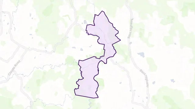 Merseylea Area Boundary Map