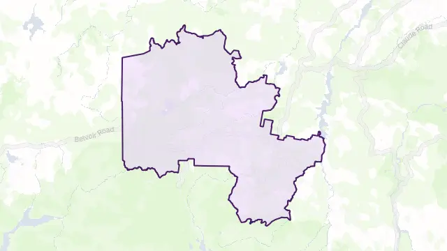 Middlesex Area Boundary Map