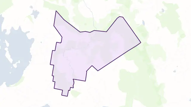 Millers Bluff Area Boundary Map