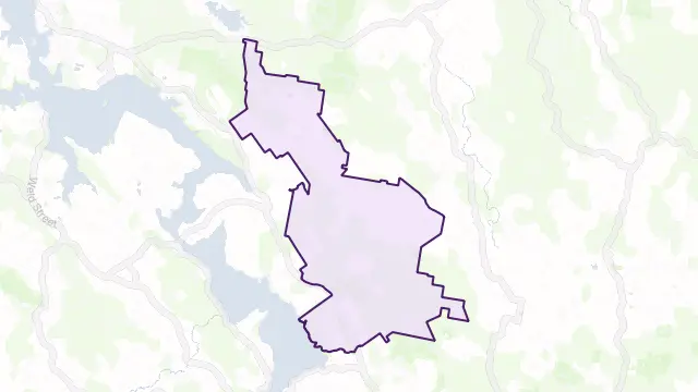 Mount Direction Area Boundary Map