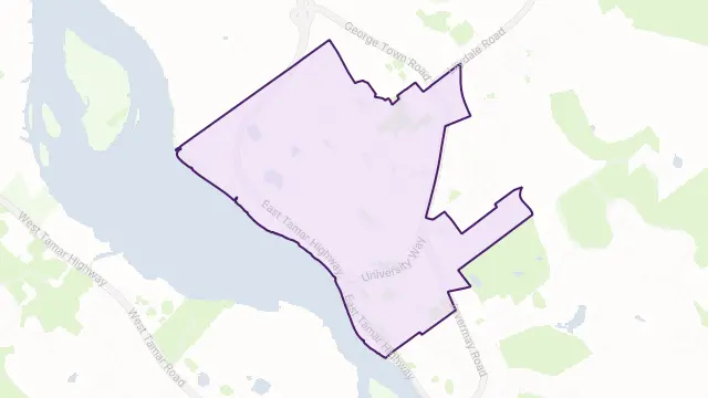 Newnham Area Boundary Map