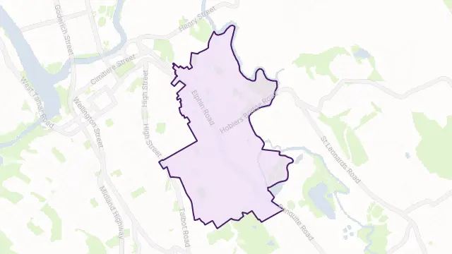 Newstead Area Boundary Map