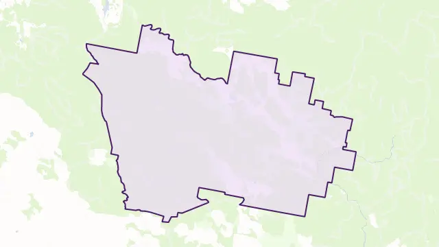Nugent Area Boundary Map
