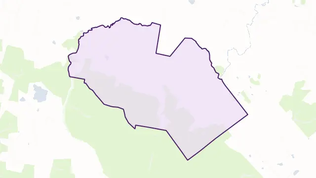 Osmaston Area Boundary Map