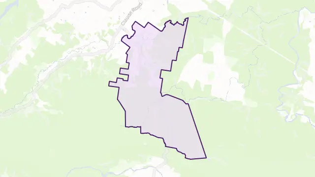 Paradise Area Boundary Map