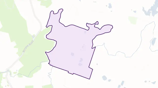 Quamby Bend Area Boundary Map
