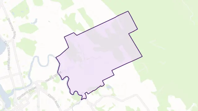 Ravenswood Area Boundary Map